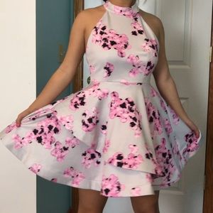 Cherry Blossom Ruffle Dress
